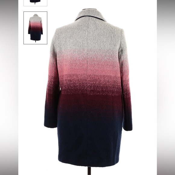 Andrew Marc Bellaire Ombré Wool Coat-Small - Picture 3 of 9